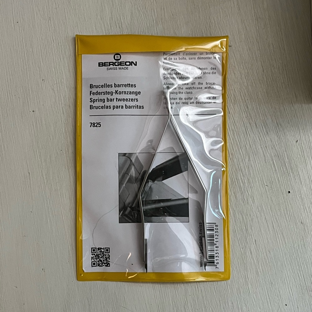 Original Bergeon tool for safely changing Tudor watch straps